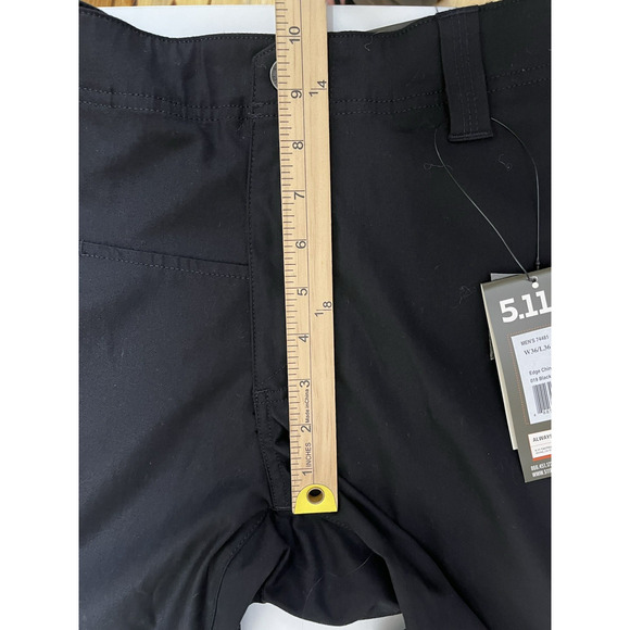 511 Tactical Edge Chino Pants Mens Size 36x36 Slim Fit Flex Tac Black New - Picture 4 of 16